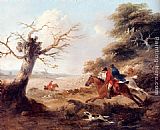 George Morland Full Cry painting
